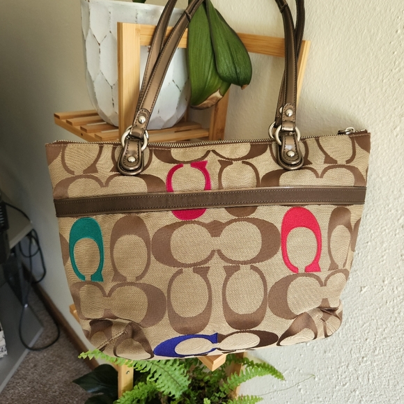 Coach Poppy glam tote - Picture 2 of 5